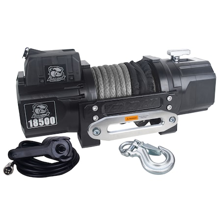 Bulldog Winch 18500lb HD Synthetic Rope 10060